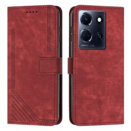 STRIPE Custodia a portafoglio con cinturino Infinix Note 30 / Note 30 5G rosso