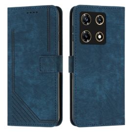 Custodia a portafoglio con cinturino STRIPE Infinix Note 30 Pro blu