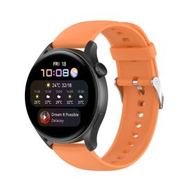 Cinturino in SILICONE per Huawei Watch 4 / Watch 4 Pro arancione