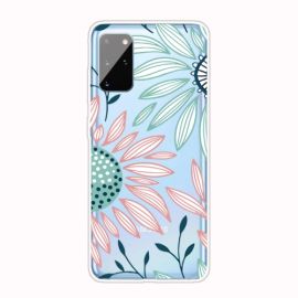 Cover ART Silicon Samsung Galaxy A41 FLOWER