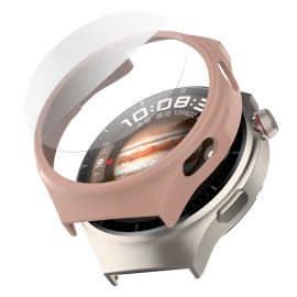 SET COPERTURA COMPLETA Cover in plastica + pellicola protettiva Huawei Watch 4 Pro rosa