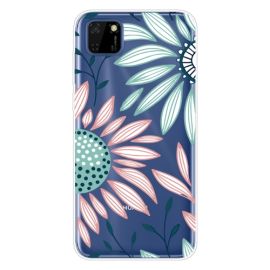Cover in silicone ART Huawei Y5p FLOWER