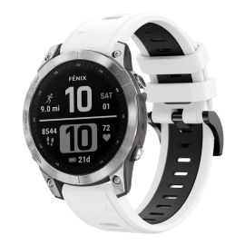 Sports Cinturino universale per modelli Garmin Instinct bianco
