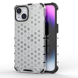 Cover protettiva HONEYCOMB Apple iPhone 15 bianca