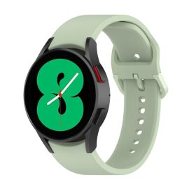 BUTTERFLY Cinturino in silicone Samsung Galaxy Watch 6 Classic (47mm / 43mm) e Watch 6 (44mm / 40mm) verde chiaro