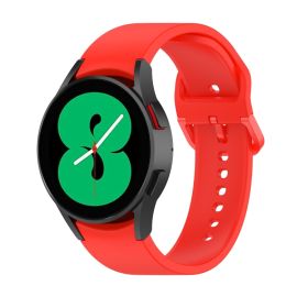 BUTTERFLY Cinturino in silicone Samsung Galaxy Watch 6 Classic (47mm / 43mm) e Watch 6 (44mm / 40mm) rosso