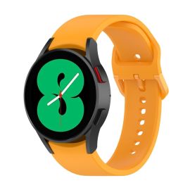 BUTTERFLY Cinturino in silicone Samsung Galaxy Watch 6 Classic (47mm / 43mm) e Watch 6 (44mm / 40mm) giallo