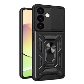Cover RING CAMERA con supporto per Samsung Galaxy S24 Plus 5G nera