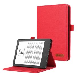 FABRIC Coperchio incernierato per Amazon Kindle Paperwhite 5 2021 rosso