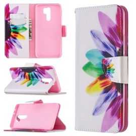Custodia a portafoglio ART Xiaomi Redmi 9 SUN FLOWER
