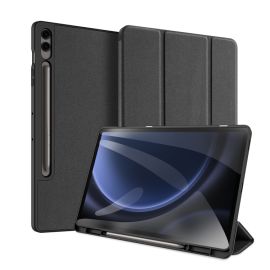 Custodia DUX DOMO Flip per Samsung Galaxy Tab S9 FE+ nera