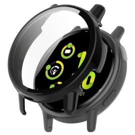 PC FULL COVER Cover in plastica con vetro per Garmin Vivo active 5 nero