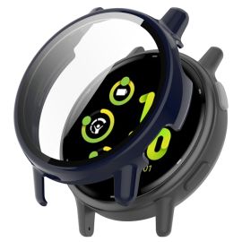 PC FULL COVER Cover in plastica con vetro per Garmin Vivo active 5 blu