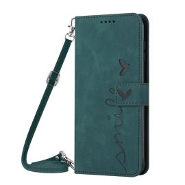 ART SMILE Custodia a portafoglio con tracolla per Infinix Note 40 Pro / 40 Pro+ 5G verde