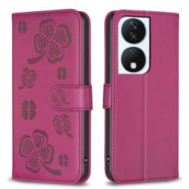 Custodia a portafoglio ART C LOVE R per Honor X7b rossa