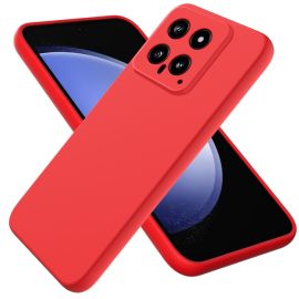 Cover protettiva RUBBER per Xiaomi 14 rossa