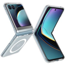 TRANSPARENT MAGSAFE Copertura per Motorola Razr 50 trasparente