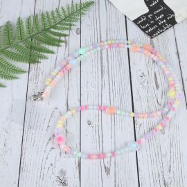 PROTEMIO BEADS LONG Catena per cellulare sotto la cover posteriore FLOWER