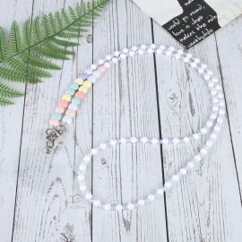 PROTEMIO BEADS LONG Catena per cellulare sotto la cover posteriore HEART