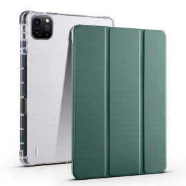 Custodia CRYSTAL Flip Apple iPad Pro 13 2024 / M5 2025 verde scuro