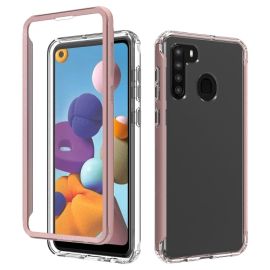 Cover resistente DUAL Samsung Galaxy A21 rosa