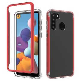Cover resistente DUAL Samsung Galaxy A21 rossa