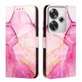 ART MARBLE Cover portafoglio per Xiaomi Poco F6 PINK