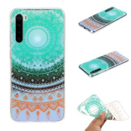 Custodia in silicone ART Xiaomi Redmi Note 8 COLO RED FLOWER S