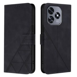 TRIANGOLO Custodia portafoglio con tracolla Oukitel C51 nero