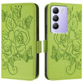 ART PRATO Copri portafoglio per Vivo V40 SE 5G verde