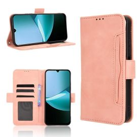 Custodia a portafoglio SLOT per POCO C85 rosa