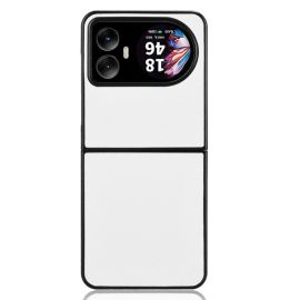 LEATHER Cover protettiva per Blackview Hero 10 bianco