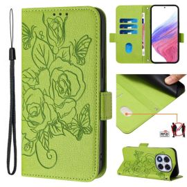 ART MEADOW Custodia a portafoglio per Xiaomi Redmi Note 14 Pro verde