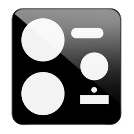 IMAK FACILE INSTALLAZIONE Vetro della fotocamera Realme GT7 Pro 5G BLACK