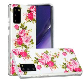 ART TPU Svietiaci obal Samsung Galaxy Note 20 ROSE