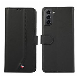 ABEEL DELICATE Custodia a portafoglio Samsung Galaxy S21 5G nera