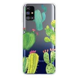 Cover in silicone ART Samsung Galaxy M31s CACTUS