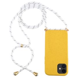 ROPE Cover con cordino Apple iPhone 12 mini giallo