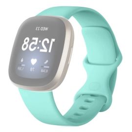 BUTTERFLY Cinturino in silicone per Fitbit Versa 3 / Fitbit Sense verde chiaro