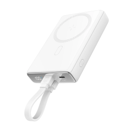JOYROOM JR-PBM01 Caricabatterie esterno con MagSafe bianco