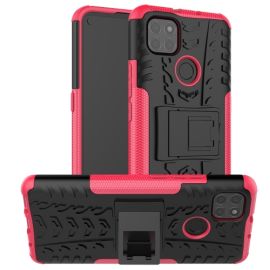 STAND Custodia Extra resistente Motorola Moto G9 Power rosa