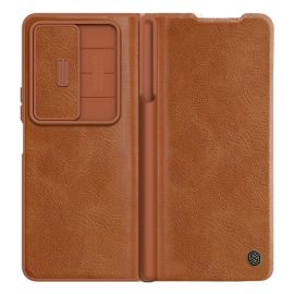 NILLKIN QIN LEATHER Samsung Galaxy Z Fold 4 5G marrone