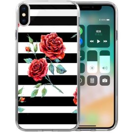 MY ART Cover protettiva Apple iPhone XS Max BLACK E WHITE (034)