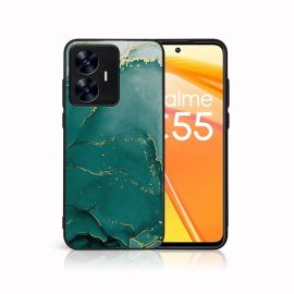 MY ART Calotta protettiva per Realme C55 GREEN MARBLE (145)