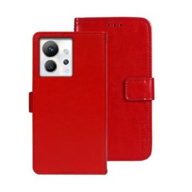 IDEWEI Custodia per portafoglio Infinix Zero Ultra 5G rossa
