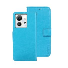 Cover portafoglio IDEWEI Infinix Zero Ultra 5G azzurro