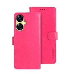 IDEWEI Custodia per portafoglio Realme C55 rosa