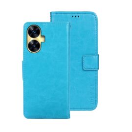 IDEWEI Custodia per portafoglio Realme C55 azzurro
