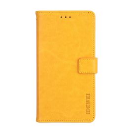 IDEWEI Custodia portafoglio Vivo Y21 / Y21s / Y33s giallo