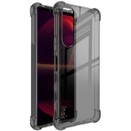 IMAK Cover protettiva in silicone + pellicola Sony Xperia 5 III nera